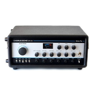 Echo Fix EF-X3 Desktop Tape Echo w/ BBD Chorus/Spring Reverb - Silver with Tolex