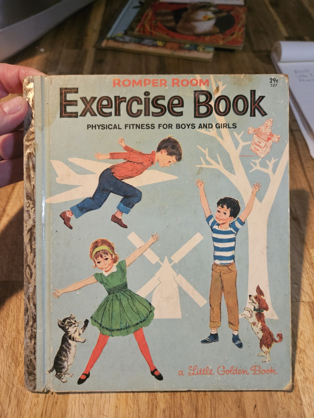 Romper Room Exercise Book Little Golden Book 1964 HC Illustrated Nancy cluster-image