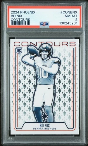 2024 PANINI PHOENIX CONTOURS #CONBNX BO NIX ROOKIE RC PSA 8