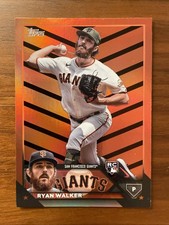 2023 Topps Update - Orange & Black #US58 Ryan Walker (RC)