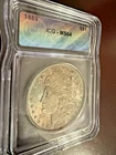 1889 MS 64 Morgan Silver Dollar. Beautifully Toned. Golden reverse.