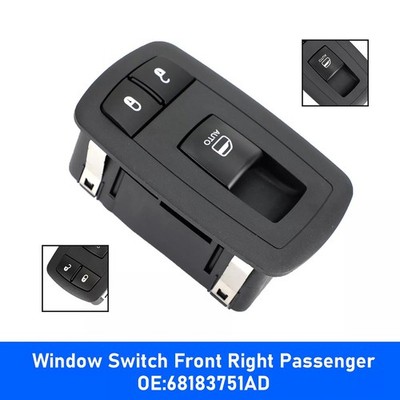 Power Window Switch Front Right Passenger RH for Dodge Challenger 2015-2021