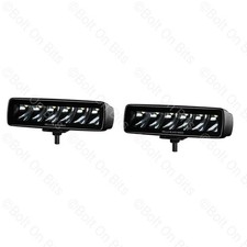 Pair Of Hella 6.2 Black Magic Mini Spot Light Bar 2880lm Stealth Look Off Road