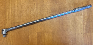 Chiave a snodo testa flessibile barra interruttore lunga 600 mm attacco 1/2"