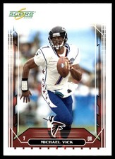 Michael Vick 2006 Score #9 Atlanta Falcons NFL READ FREE SHIPPING AutographDen
