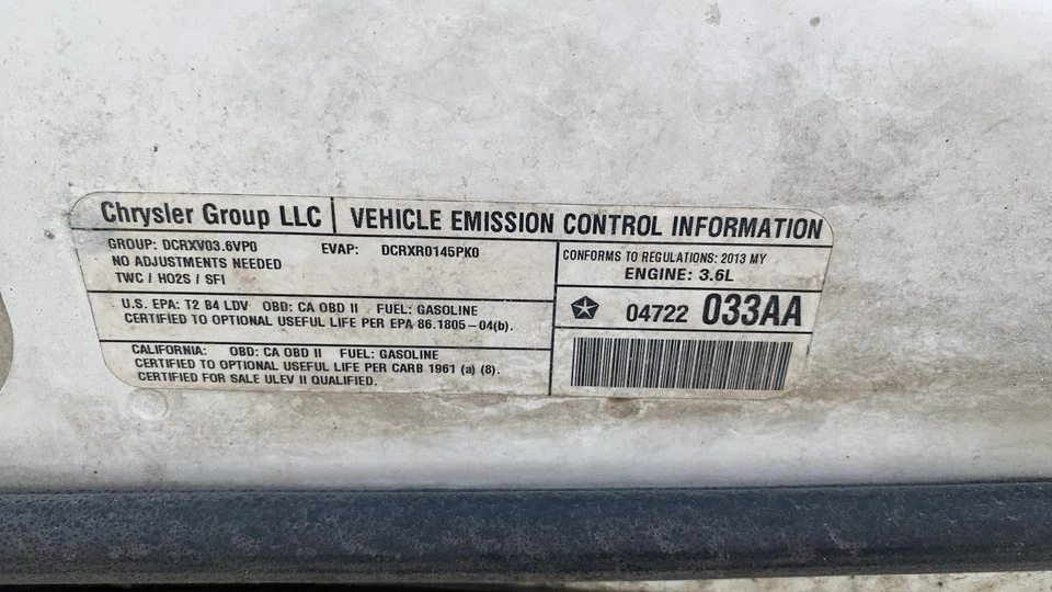 11 12 13 CHRYSLER 300 Engine Assembly/motor - Image 4 of 4