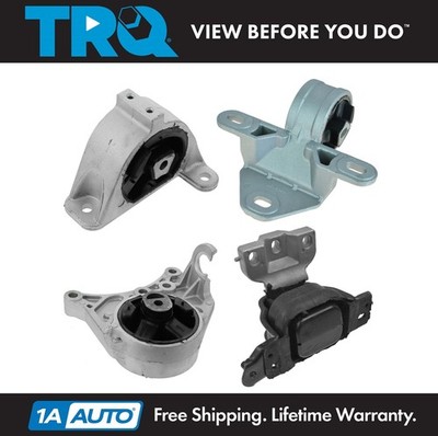 TRQ Engine Mount Set of 4 w/ Hydraulic Upper for 01-07 Chrysler Dodge Caravan
