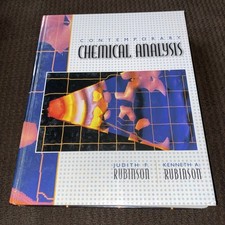 CONTEMPORARY CHEMICAL ANALYSIS By Judith F. R...