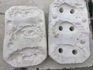 Scioto S1766 Slip Casting Mold 3 Madonna & Child Ornament Ceramic Pottery