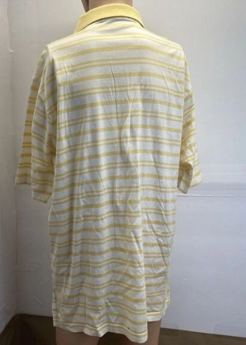 Fairway and Greene Shirt Mens Large Yellow Short Sleeve Golf Outdoors Polo Used - Image 3 of 4
