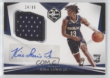 2020-21 Panini Chronicles Limited Rookie Jersey 24/99 Kira Lewis Jr Auto 5m1