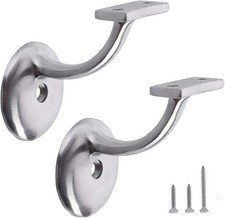 HOME MASTER HARDWARE Hand Rail 2.25" Stainless Steel-2pack, Steel