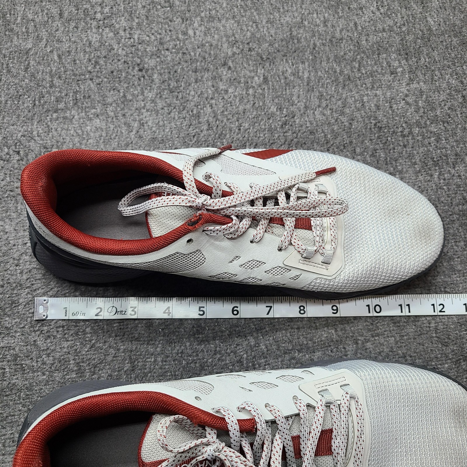 Reebok Nanoflex TR Shoes Mens Size 9.5 White Red Training Sneakers GX3780 Gym thumbnail 7