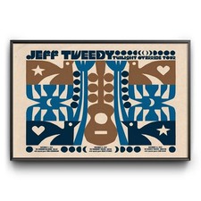 Jeff Tweedy 2025 Poster Print &ndash; Twilight Override Tour TX Shows