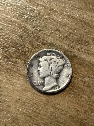 1931D Mercury Dime VG