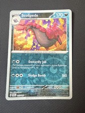 POKEMON TCG: SCOLIPEDE 117/167 TWILIGHT MASQUERADE REVERSE HOLO CARD NM