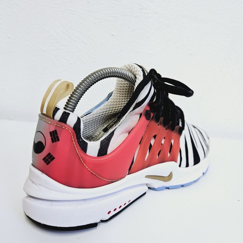 Nike Air Presto Südkorea Damengröße UK 5 schwarz weiß Zebra rot CJ1229-100 - Bild 3 von 24