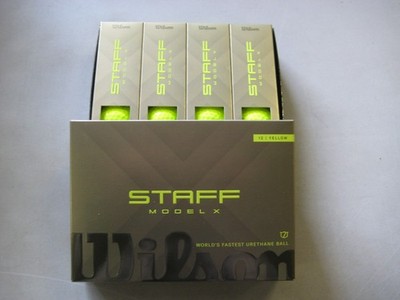 1 dz BRAND NEW 2026 Wilson Staff Model X  golf balls 4 piece Yellow