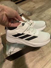 Adidas Duramo SL EL K white with blk stripes size 4Y