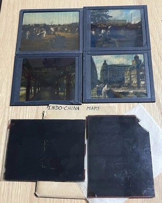 Beijing China Magic Lantern Glass Slide Negative Photo Lot Shanghai Astor House
