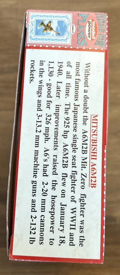 Postage Stamp Planes NO. 5343 Mitsubishi A6M2B Diecast Plane - Silver - Image 3 of 4