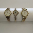 Lot of 3 Women's Vintage Watches Timex UNTESTED/NEED BATTERIES