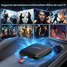 Adattatore Wireless Apple CarPlay e Android Auto CarPlay Ai Box 2026 Upgrade - Miniatura 4