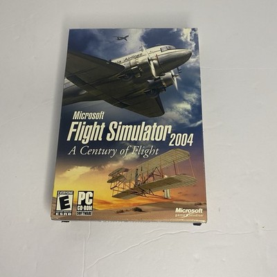 Microsoft Flight Simulator 2004 Century of Flight PC CD-ROM 4-Disc Set Complete