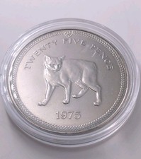 1975 - Manx Cat - 25p - Isle of Man (E46)