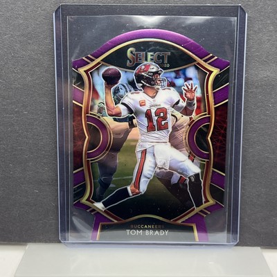2020 Panini Select Tom Brady Concourse Level #1 PURPLE Die Cut Tampa Bay Bucs