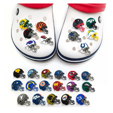 NFL Football Helmet Shoe Charms For Crocs - Choose NFL Team