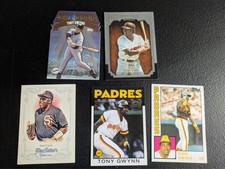 Free Shipping Lot of 5 Tony Gwynn San Diego Padres HOF All Star WORLD SERIES HOT