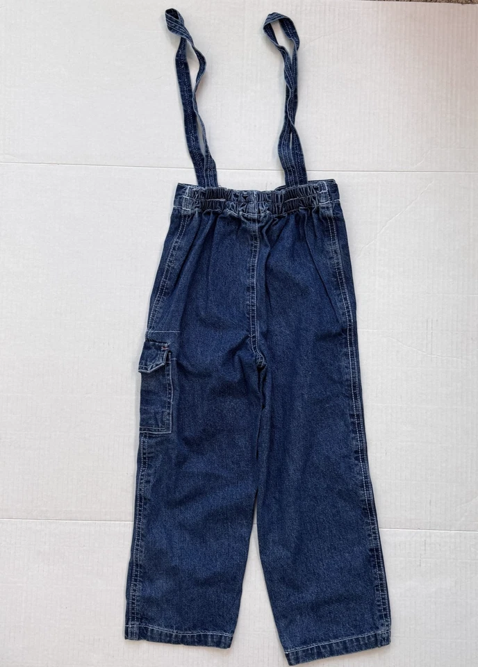 Mono de Calle Sésamo Niños 4T Azul Denim Elmo Pit Crew Pantalones de Carpintero Jeans Foto 2 de 4