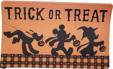 Wellness Thin PVC Floor Mat(18x30")DISNEY CHARACTERS,HALLOWEEN,TRICK OR TREAT,KD