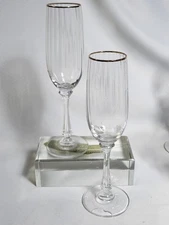 Bohemia Crystal-Crystalex Geneve Champagne Flutes Set of 2