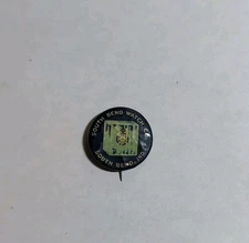Vintage South Bend Watch Company Indiana Pinback Pin Button