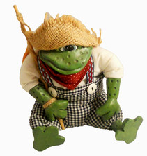 Russ Berrie Mr. Tadpole Frog Critter Collectable Plush