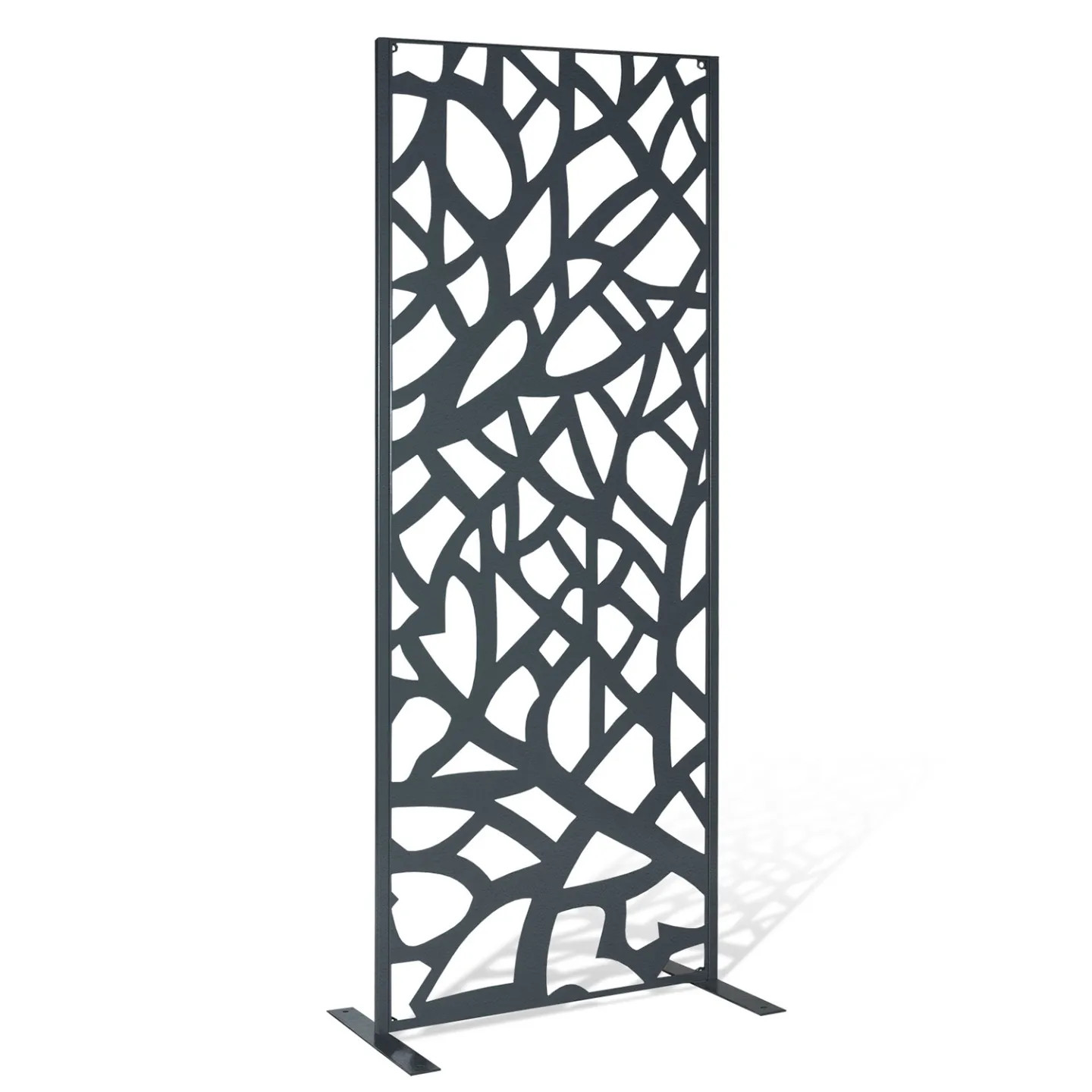 Panneau décoratif USAK gris architectural en acier thermo-laqué de haute précision 150x50 cm