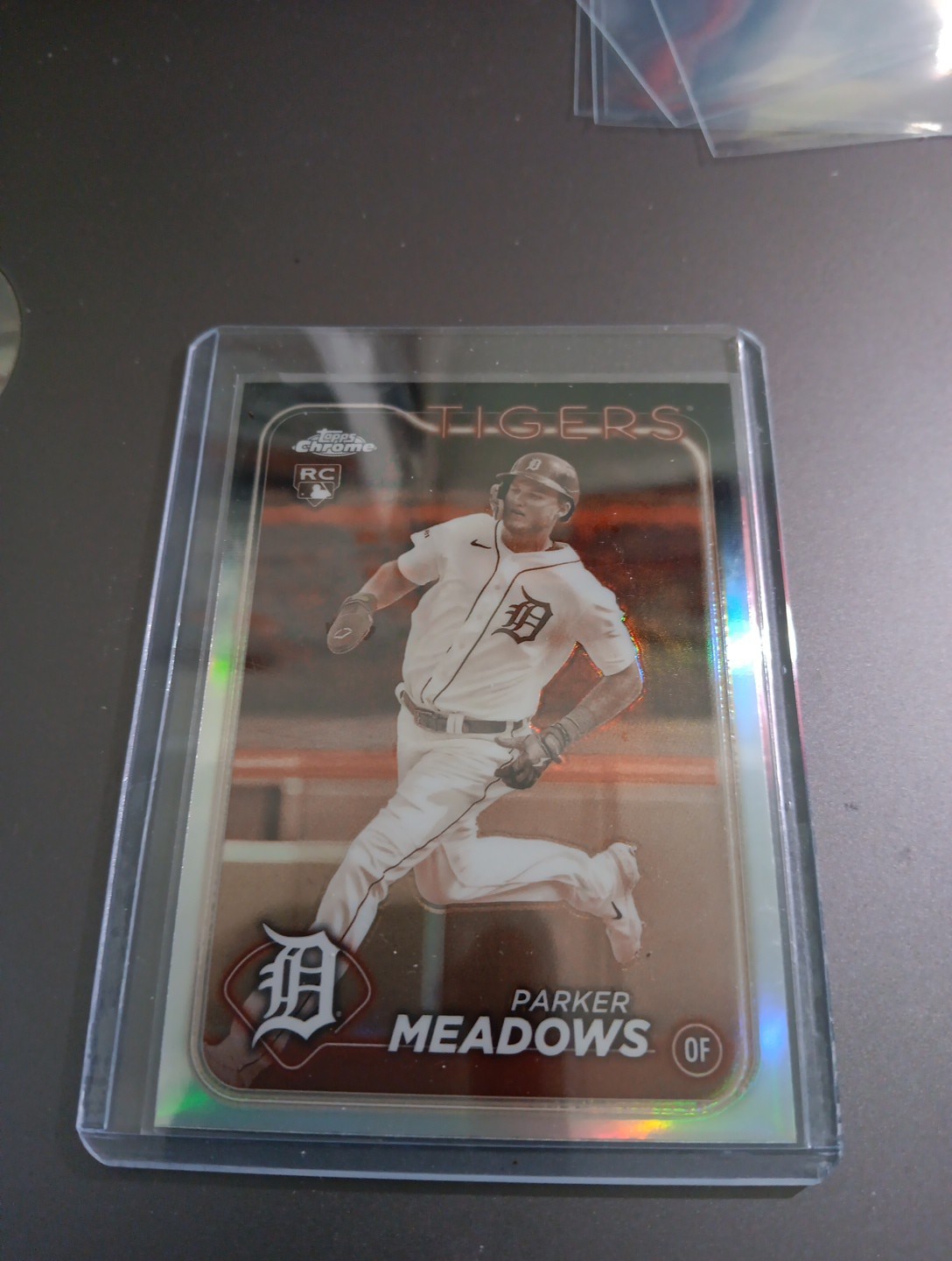 2024 Topps Chrome - Parker Meadows #271 Sepia Refractor (RC)