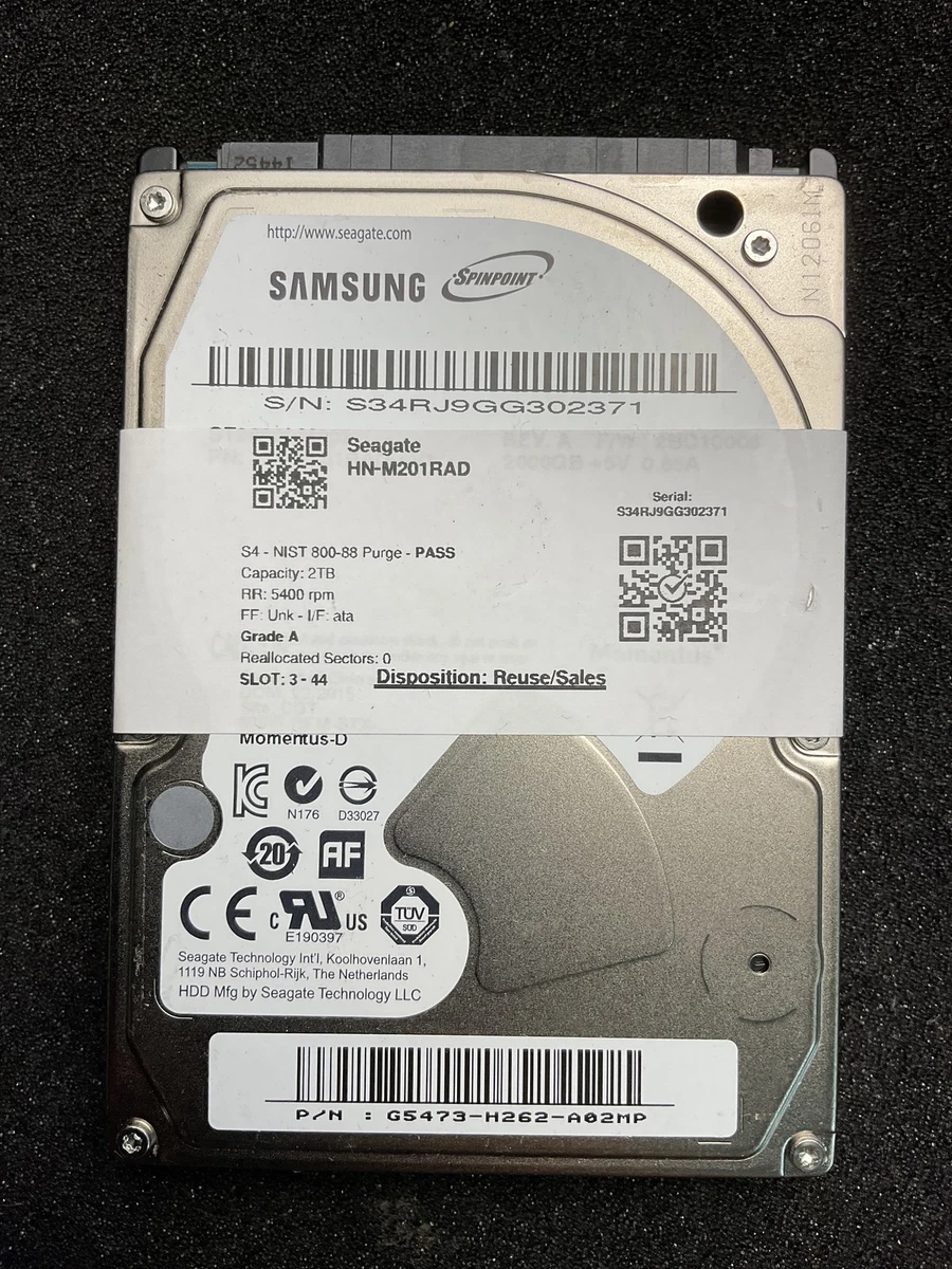 Samsung 2.5インチ HDD 2TB SATA 動作確認済 Samsung 2.5 Inch SATA 2TB Internal Hard Disk Drives for sale | eBay