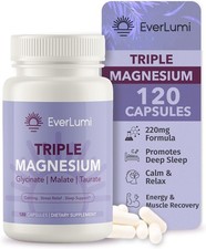 Triple Magnesium Complex   120 Capsules 2-Month Supply 220 mg