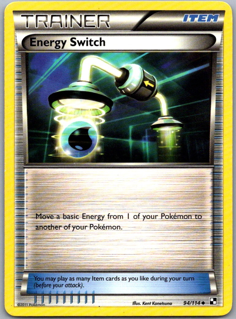 Energy Switch 94/114 Black and White Uncommon -NM
