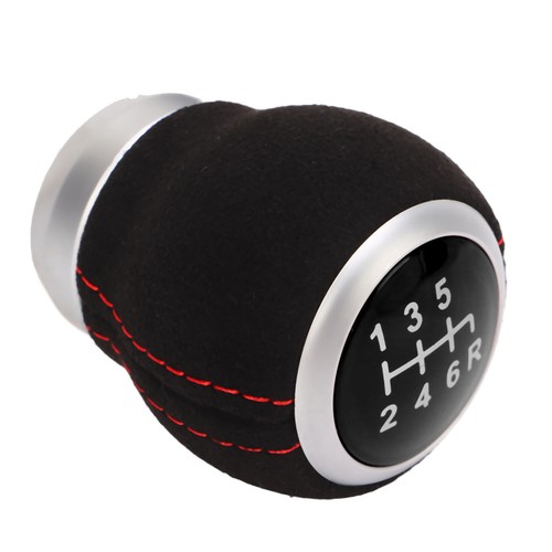 Car 6 Speed Gear Shift Head Silver Ring Ergonomic Wear Resistant Replacement For - Picture 11 of 12
