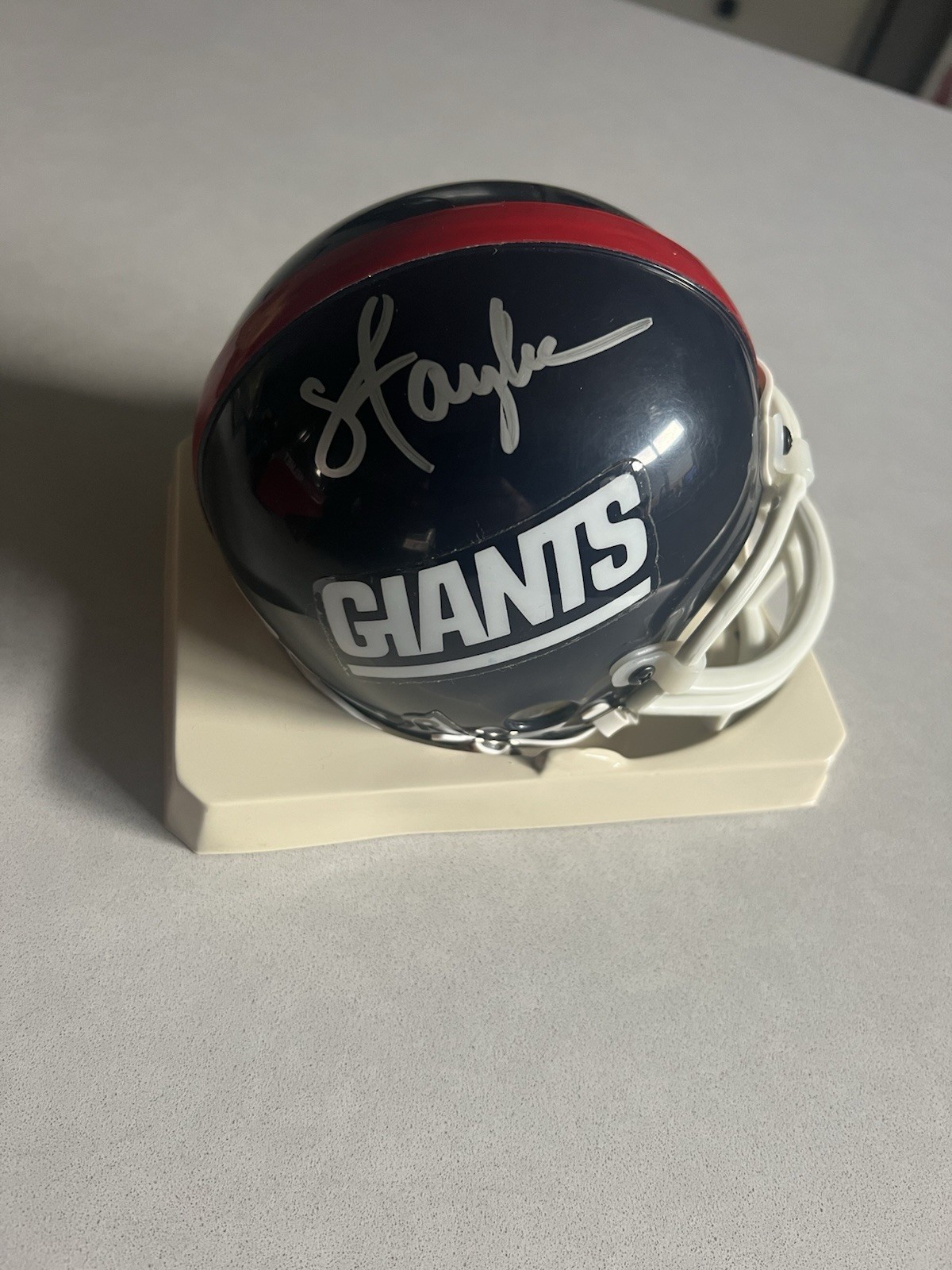 Lawrence Taylor signed autographed VSR4 Giants mini helmet PSA/DNA COA New York