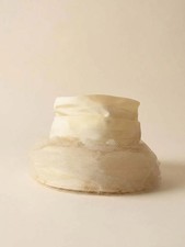 Vintage Ivory Tulle Hat 1960s Bridal Pillbox Hat Wedding Veil Hat Jackie