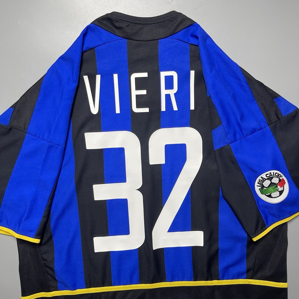 INTER MILAN NIKE 2002/2003 FOOTBALL SOCCER HOME JERSEY #32 VIERI