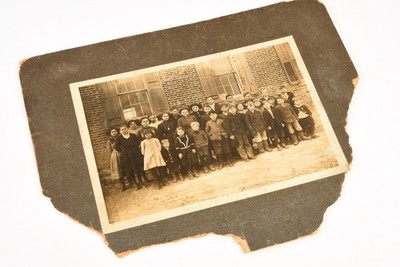 1880s Mounted Albumen Print 10x8'' - Multi Grade Outdoor School Portrait V21
