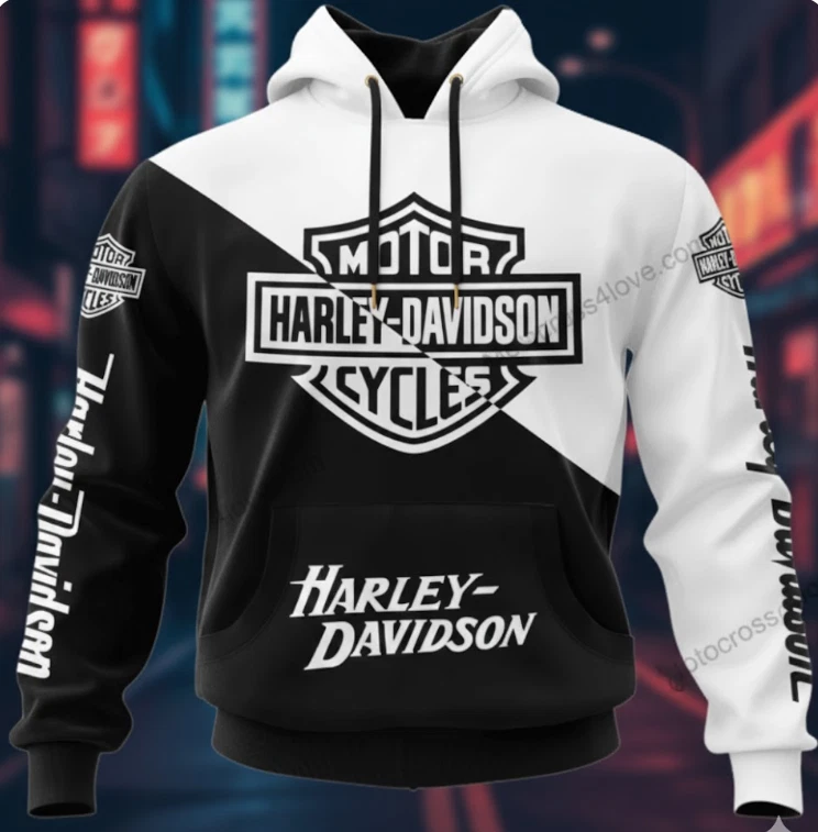 Personalized Motor Harley Racing Davidson 3D Hoodie