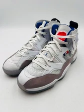 Nike Air Jordan Jumpman Two Trey White Red Blue Sneakers DX6551-104 Men's Sz 10