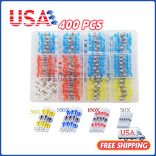 400PCS Waterproof Solder Stick Seal Sleeve Heat Shrink Butt Wire Connectors Kit